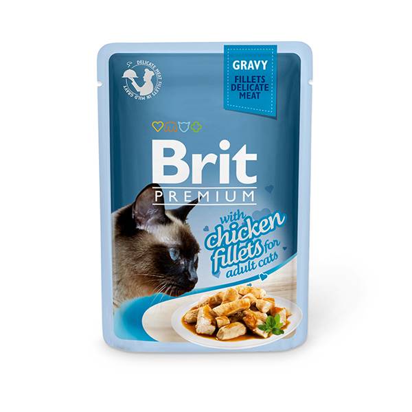 Brit PC Delicate Fileti u sosu sa piletinom 85 g kesica