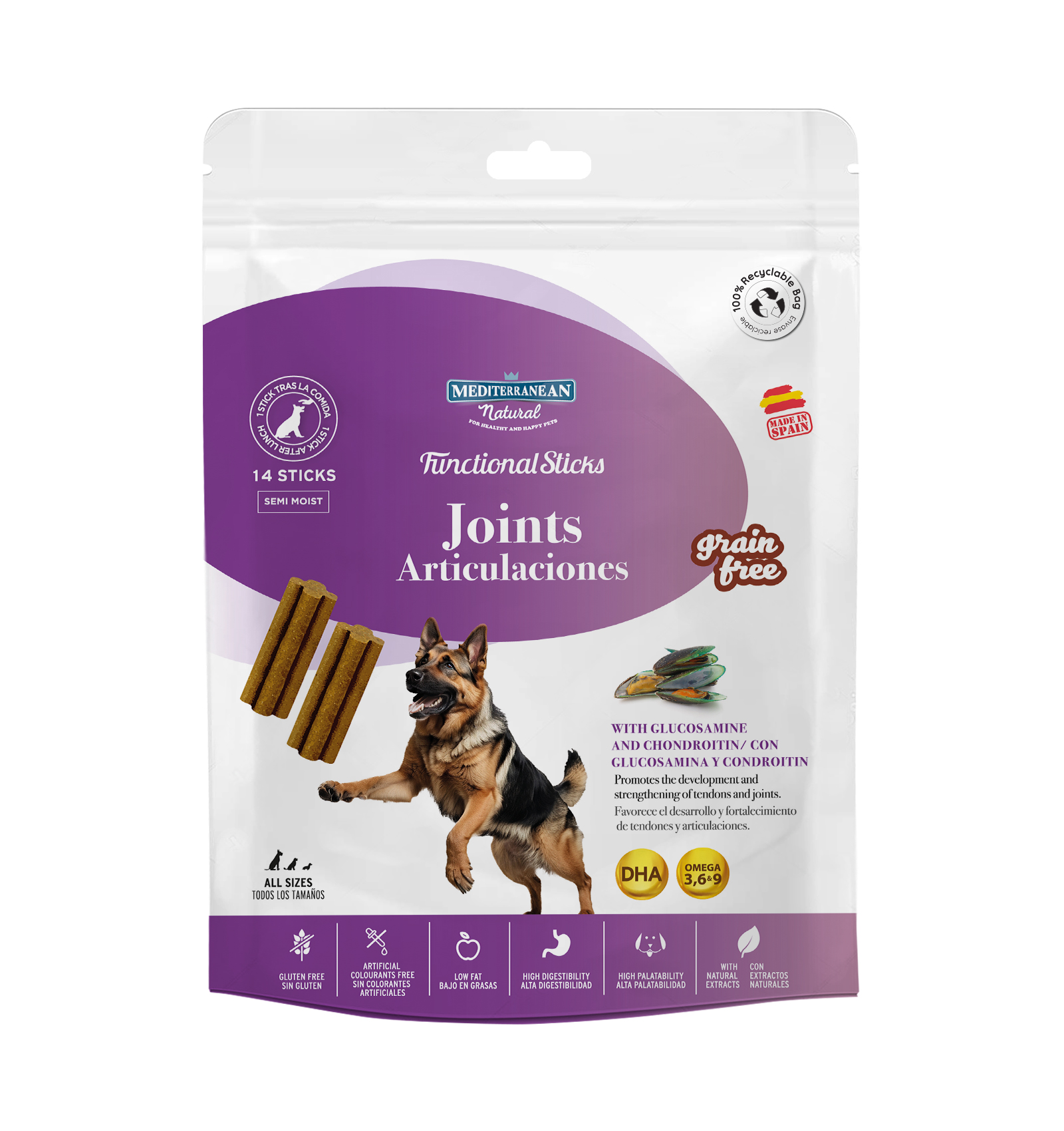 MN Poslastica Funcional Sticks Joints 110 g [EN]