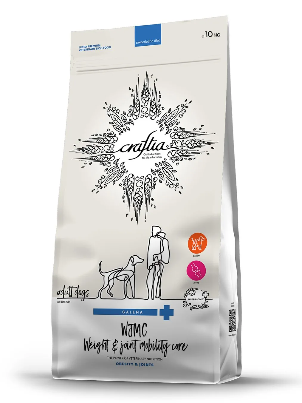 CRAFTIA GALENA WJMC WEIGHT & JOINT MOBILITY CARE ADULT DOG ALL BREEDS 10 KG [EN]