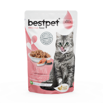 BESTPET kesica 85g mačke losos steril