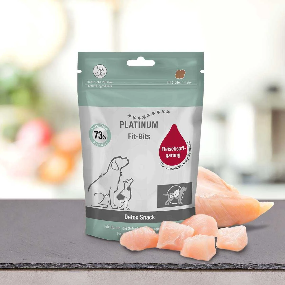 Platinum DOG Poslastica Fit-Bits Detox 150g [EN]