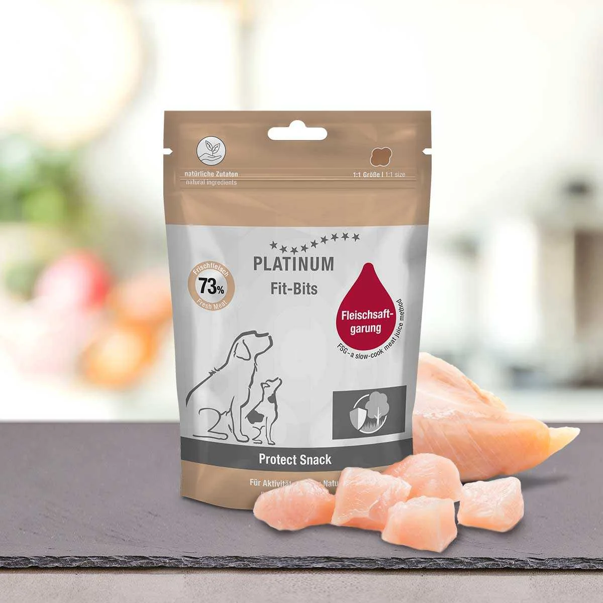 Platinum DOG Poslastica Fit-Bits Protect 150g [EN]