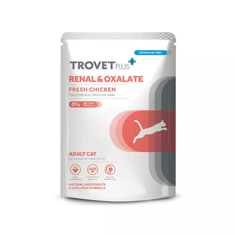 TRPC Trovet Plus Renal&Oxalate cat 85 g kesica [EN]