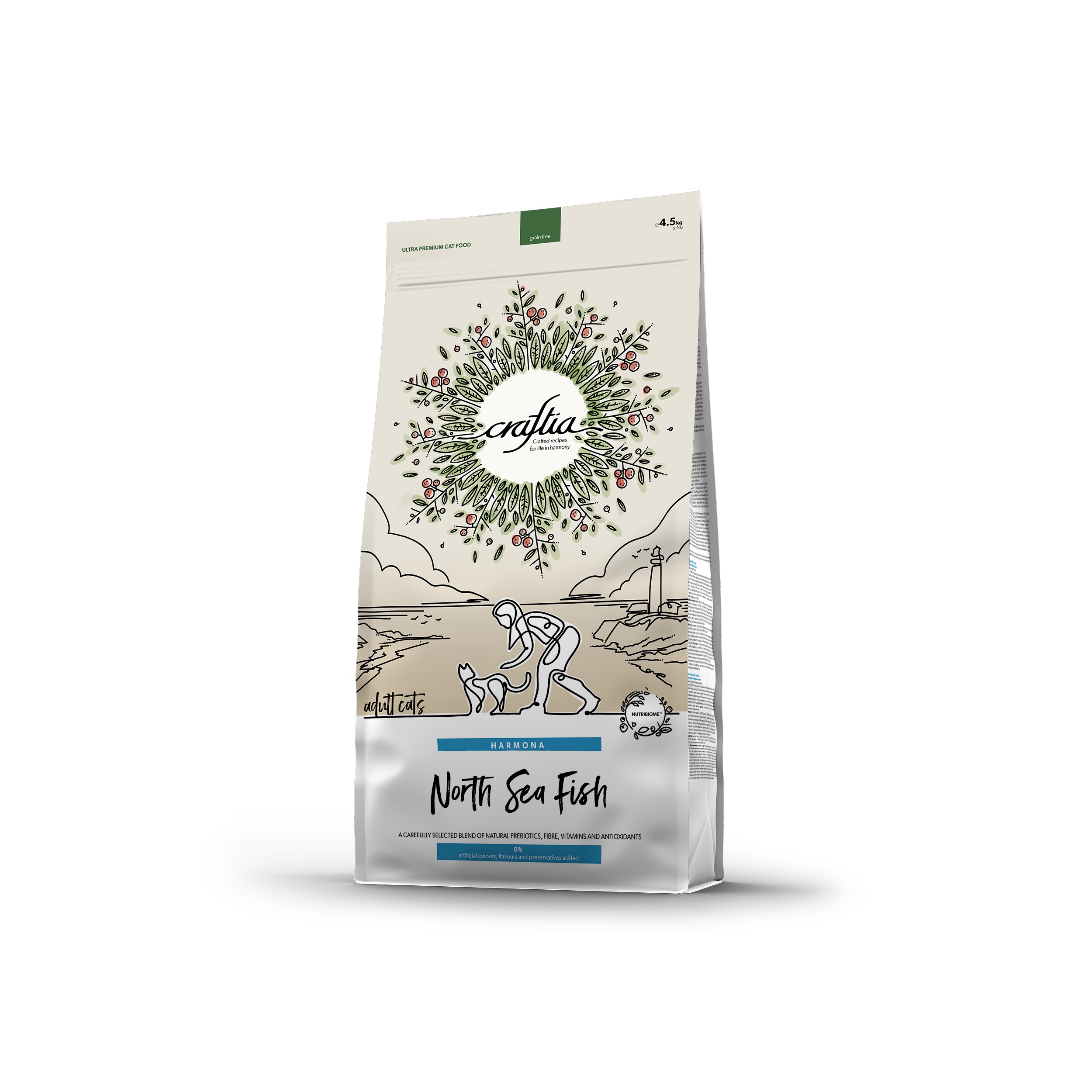 CRAFTIA HARMONA NORTH SEA FISH ADULT CAT 4,5 KG [EN]