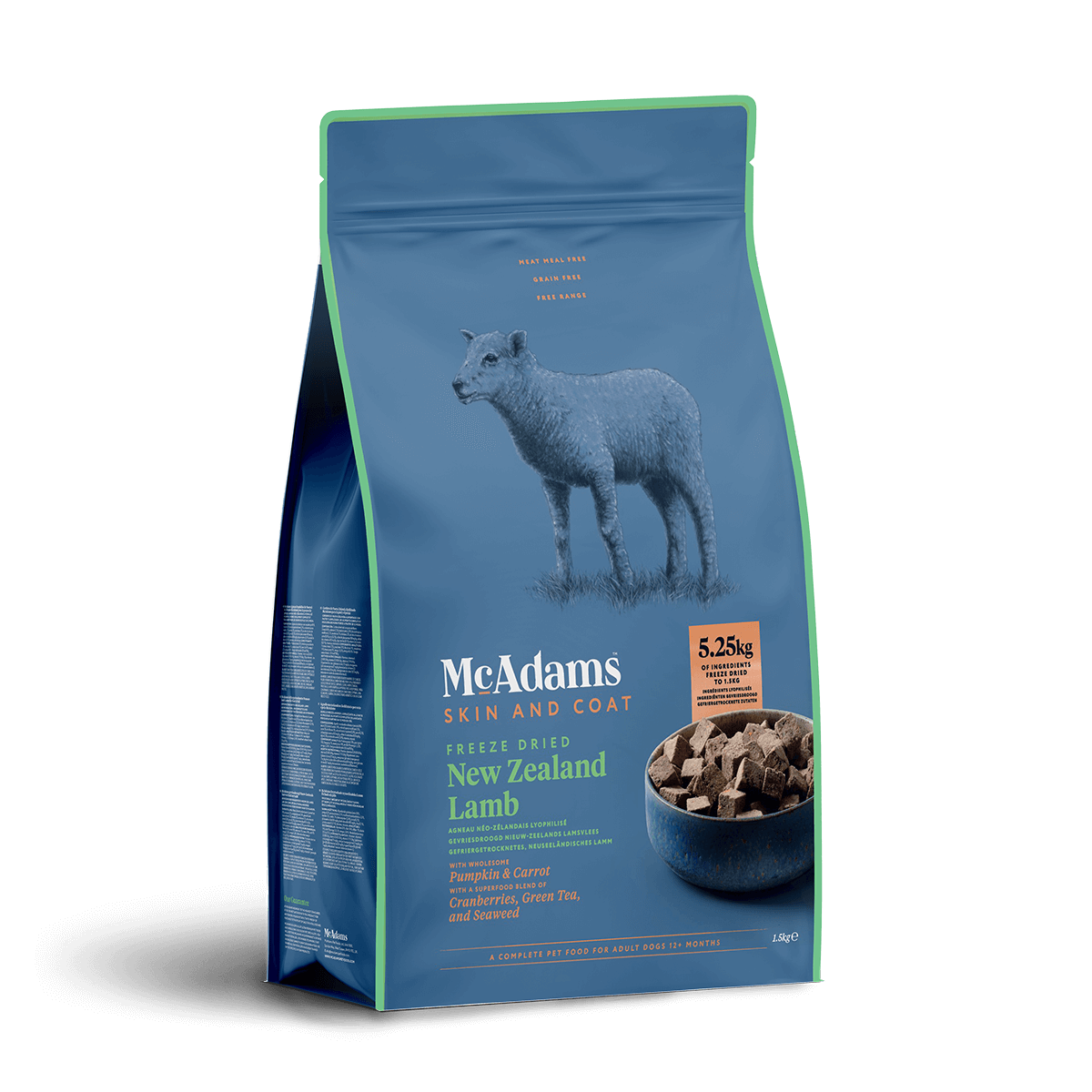 McAdams Raw Preserve & Freeze Dried Lamb 1,5kg