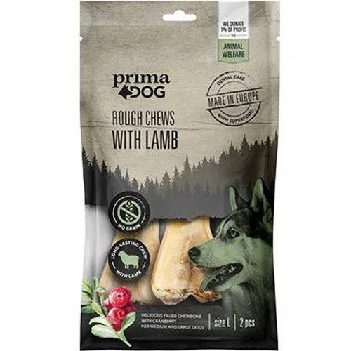 Prima Rough chews - Lamb with cranberry L 13.5cm 140g