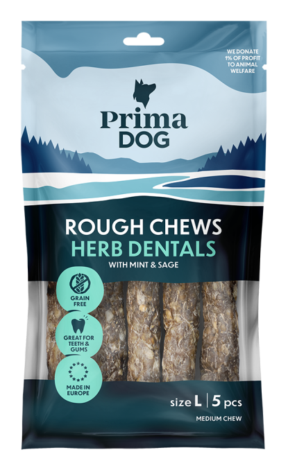 Prima Rough chews - Dental chew herbs L 15cm 175g