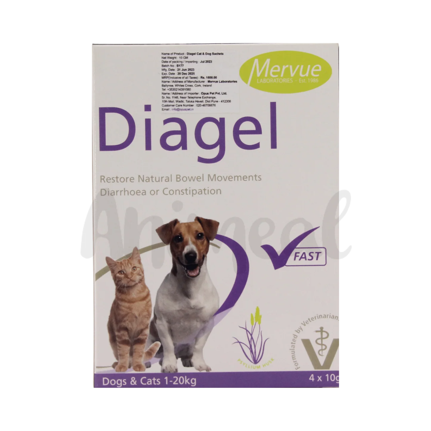 Oralade Diagel dogs & cats 1-20kg 10g [EN]