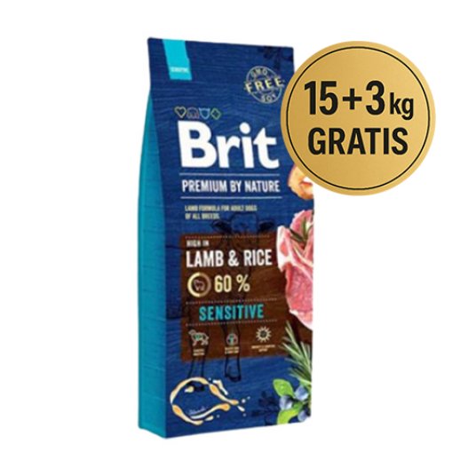 Brit PND Sensitive jagnjetina 15 kg