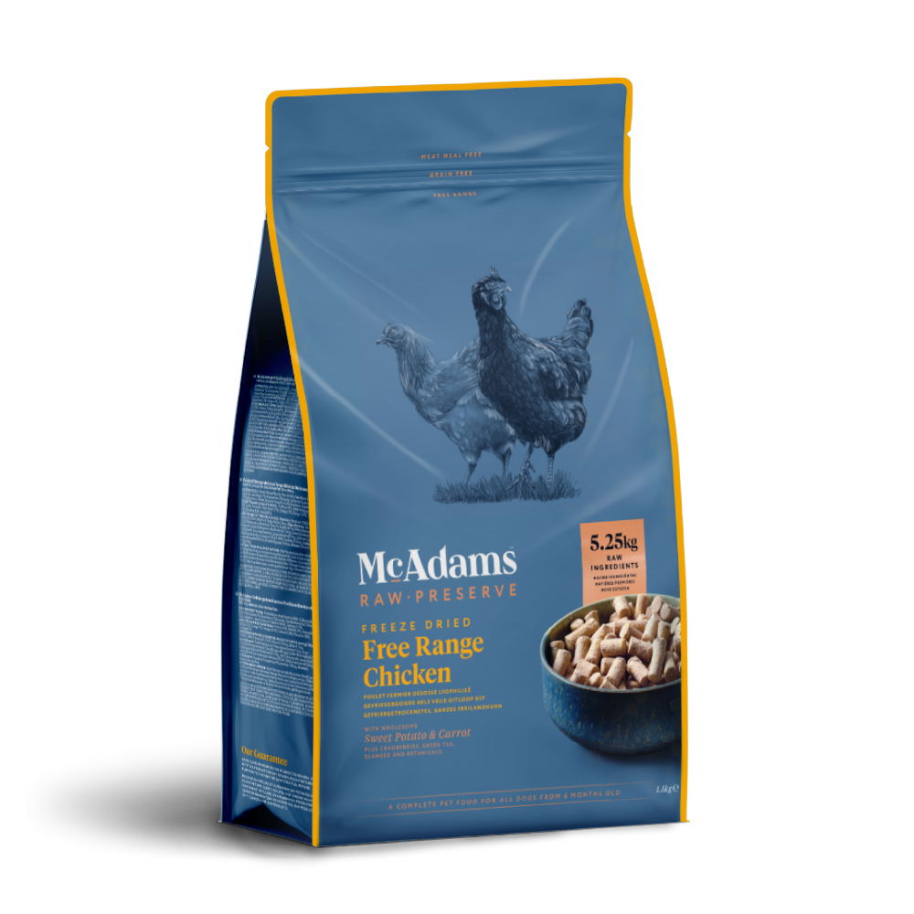 McAdams Raw Preserve & Freeze Dried Chicken 1,5kg