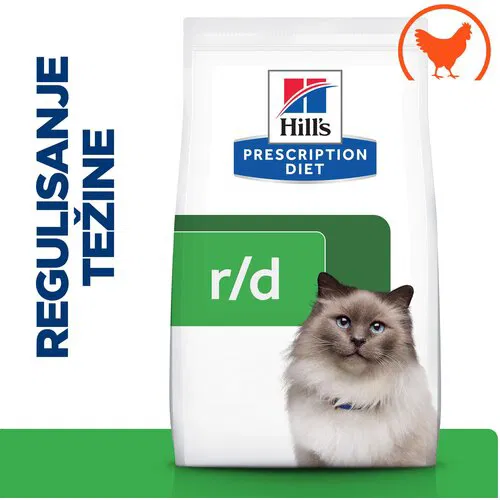 Hills Prescription Diet Cat R/D PILETINA 1,5kg