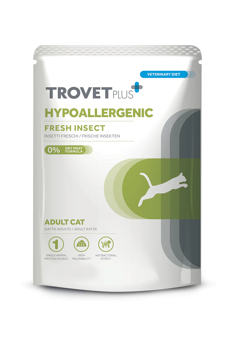 TRPC Trovet Plus Hypoallergenic insect cat 85 g kesica [EN]