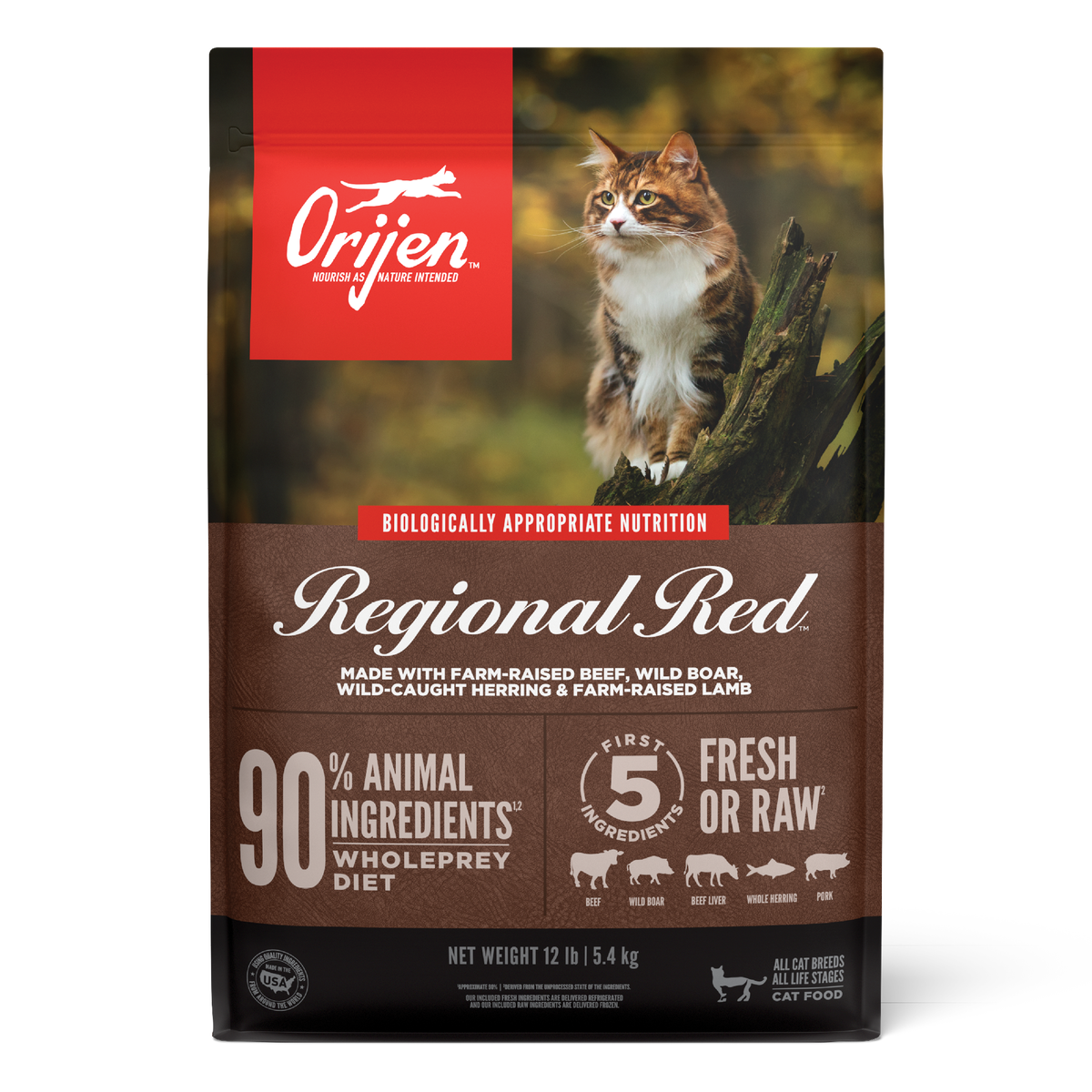 Orijen CAT, Regional Red 1,8 kg [EN]