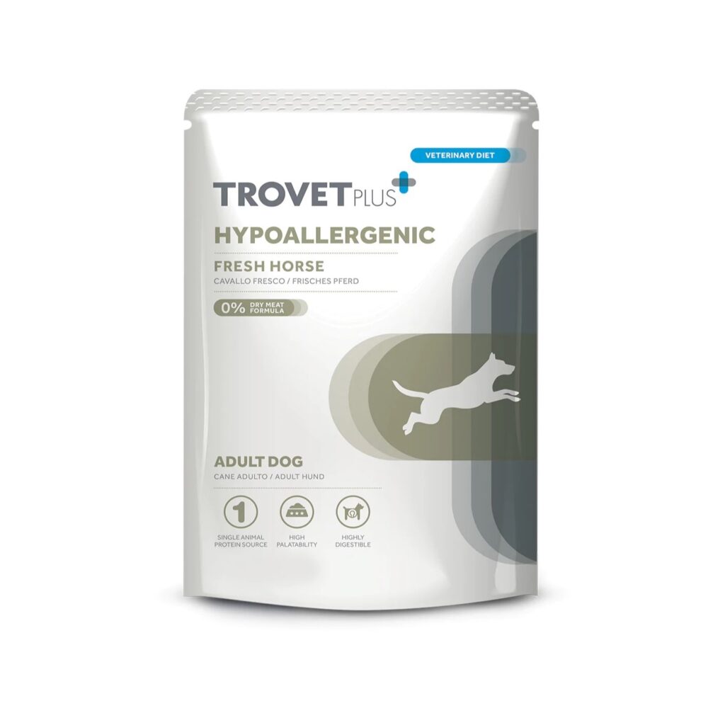 TRPD Trovet Plus Hypoallergenic horse dog 300 g kesica [EN]