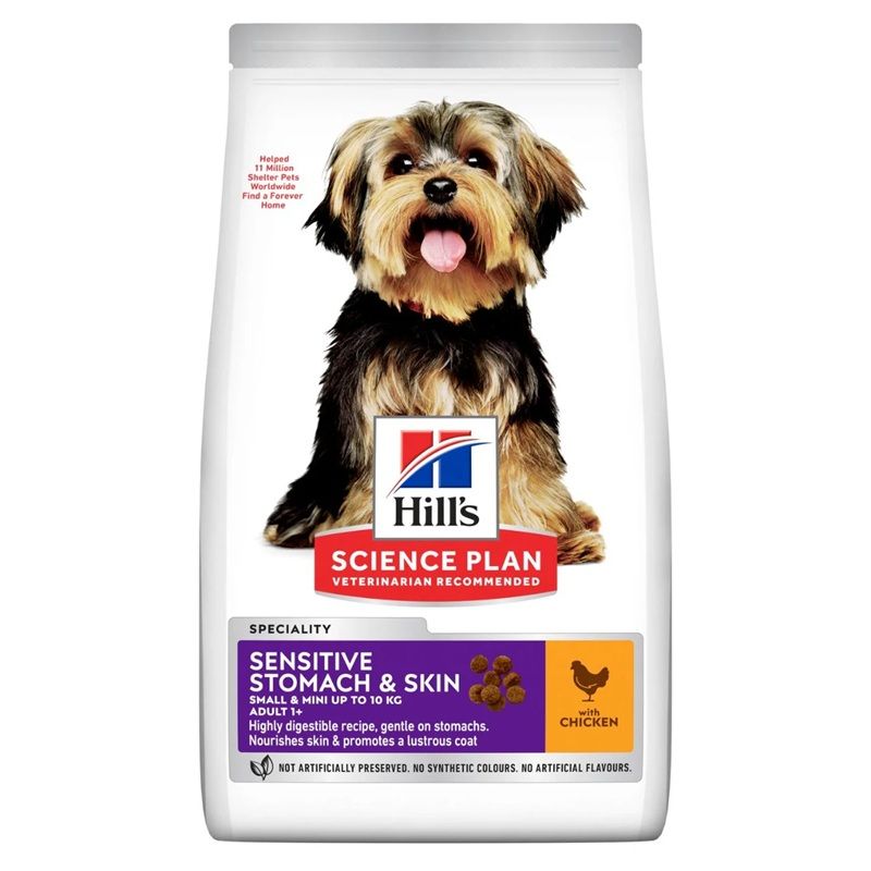 Hill's Sensitive Stomach & Skin Adult Small & Mini Piletina 6kg (cena po kg)