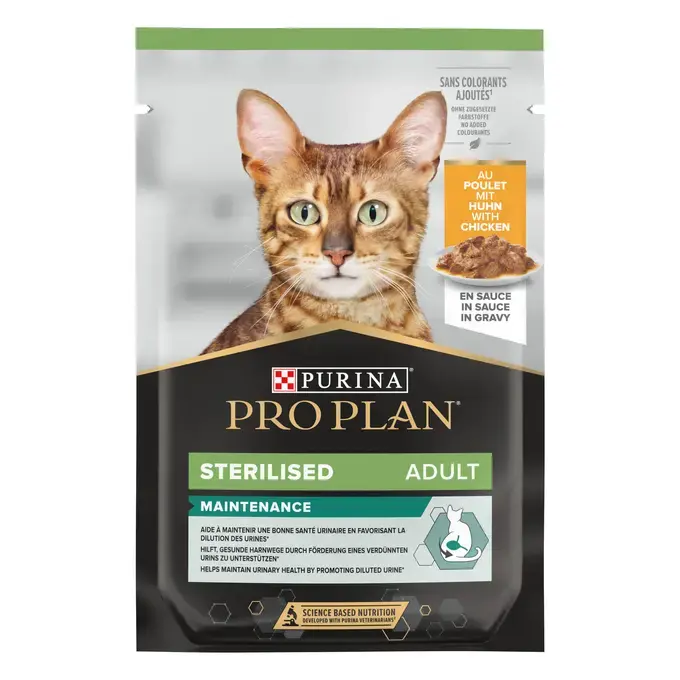 PURINA PRO PLAN Sterilised Adult Cat maintenance Piletina u Umaku 85g