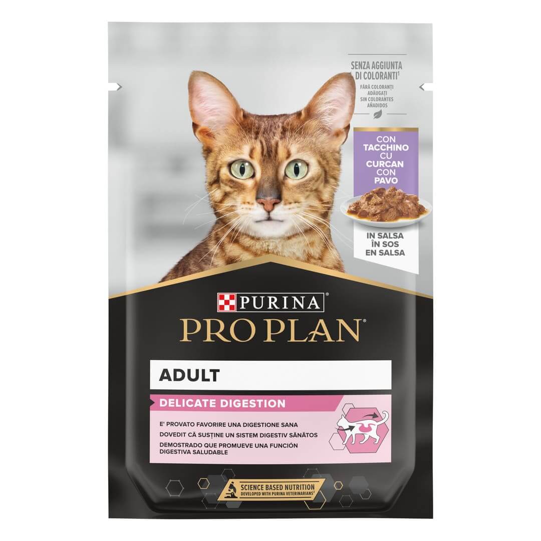 PURINA PRO PLAN Adult Cat Delicate Digestion Curka u Salsa sosu 85g
