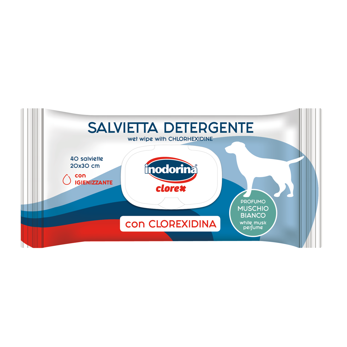 Inodorina Vlažne maramice Chlorhexidine 40 kom