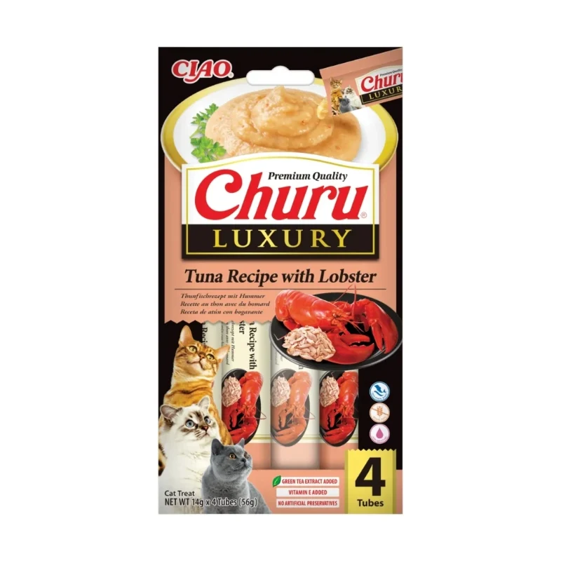 Inaba Cat Churu Luxury tunjevina i jastog 4x14g