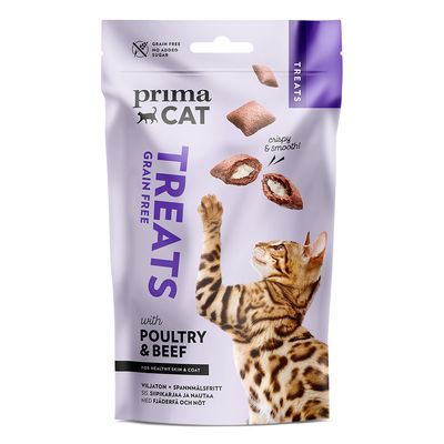 PrimaCat Treats Grain Free with Beef 40g