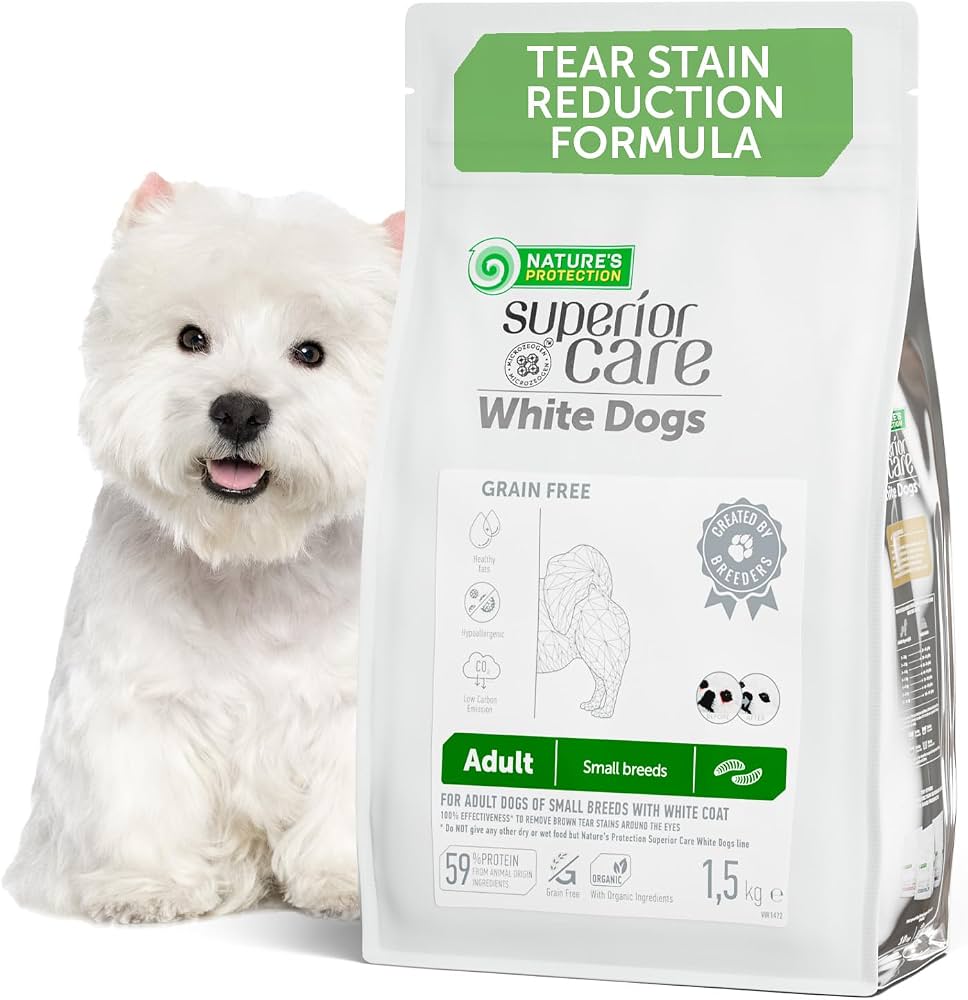 Nature's Protection Superior Care White Dogs Adult Small Breeds 1,5kg