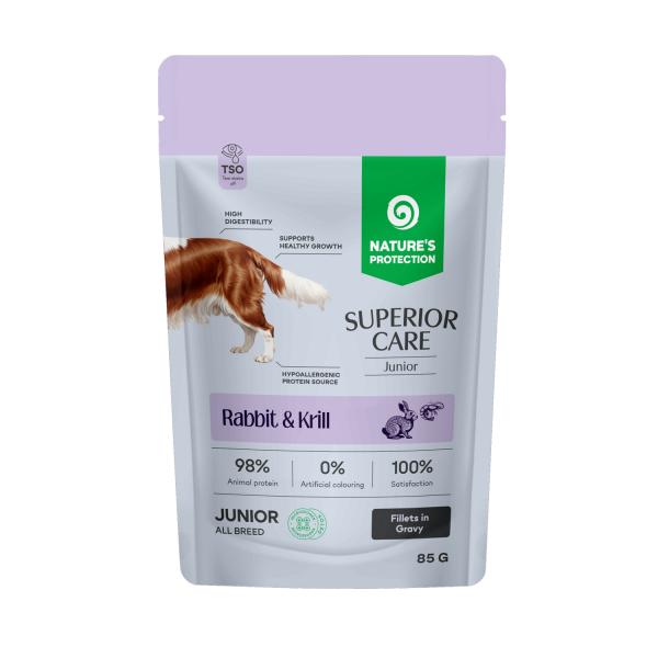 Nature's Protection Superior Care Junior Rabbit and Krill 85g