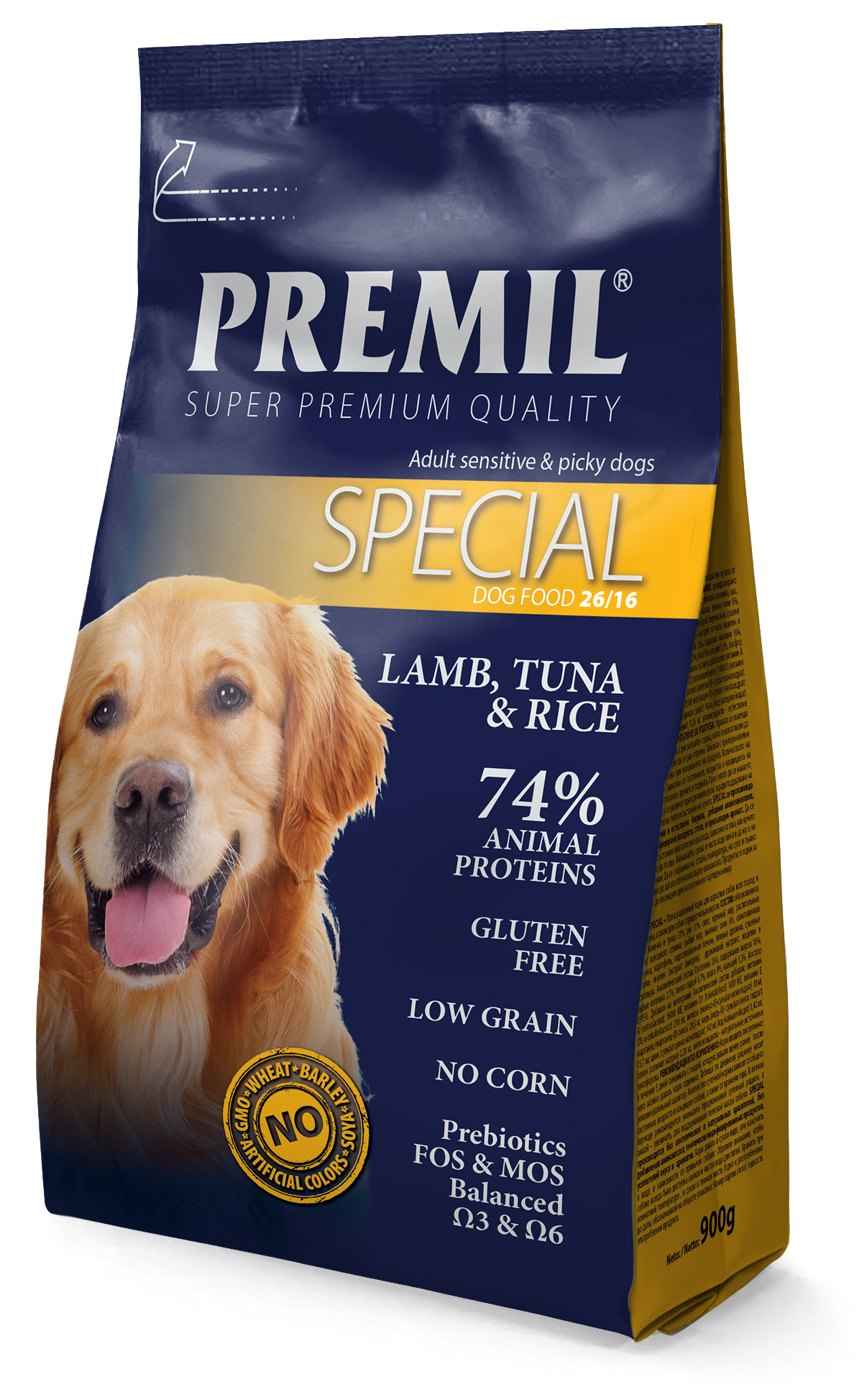 Premil Special Lamb, Tuna & Rice 15 kg