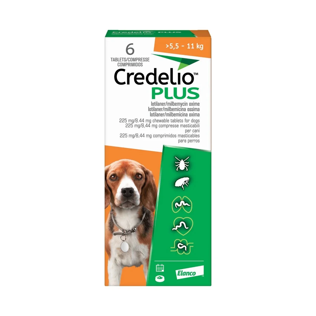 Elanco Credelio Plus 3 tablete 5,5-11kg
