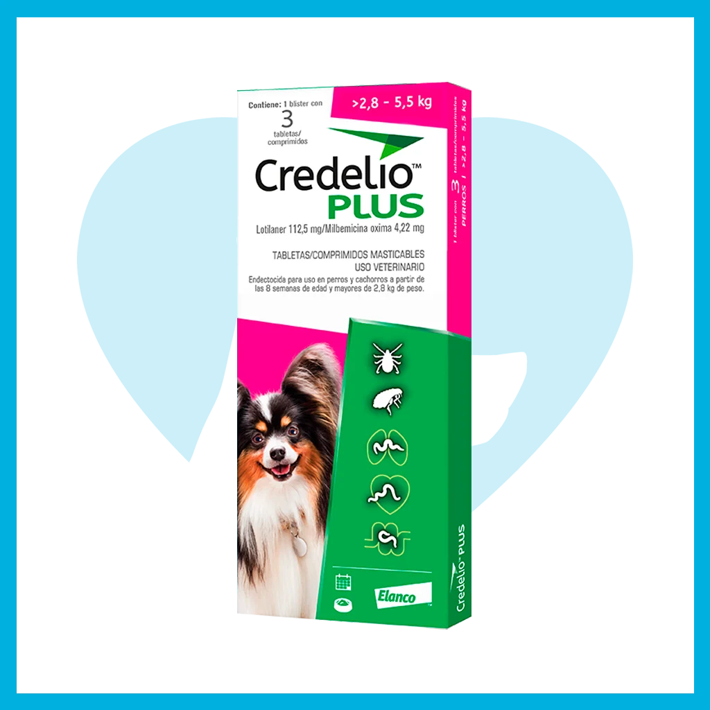 Elanco Credelio Plus 3 tablete 2,8-5,5kg