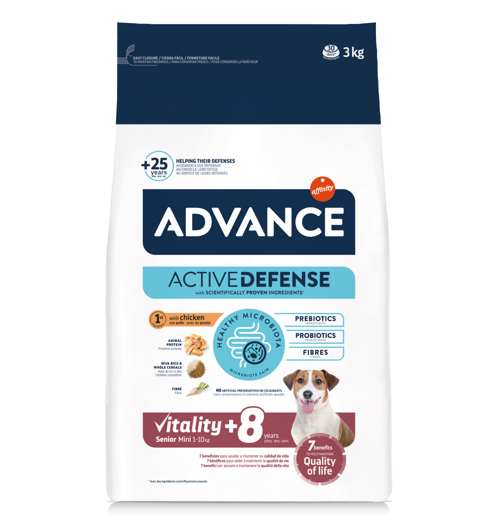 Advance Active Defense Senior Mini 8+ years with Chicken 1,5kg
