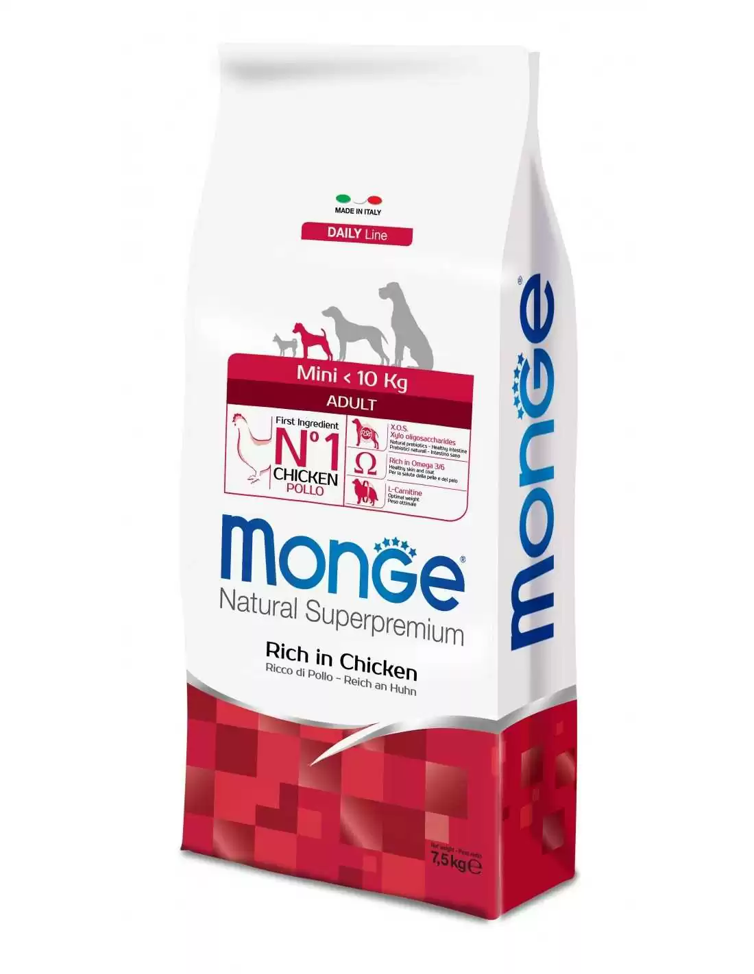 Monge hrana za pse Mini Adult - Piletina 7.5kg (cena po kg)