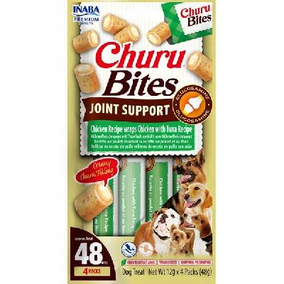 Inaba Dog Churu Bites podrška zglobovima sa piletinom i tunjevinom 3x12g
