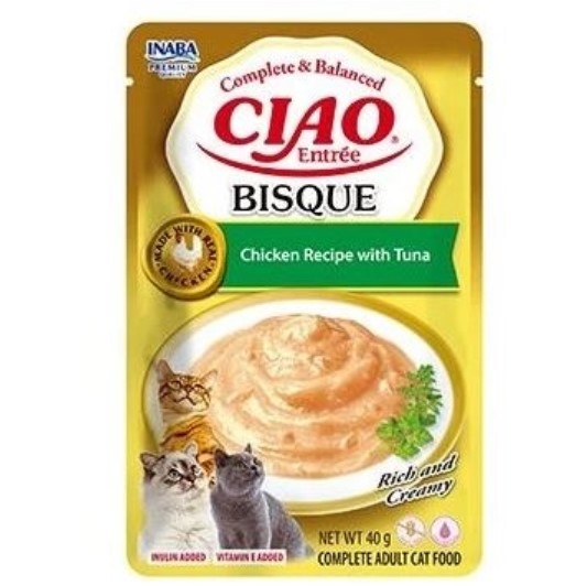 CIAO Entrée čorbasti obrok piletina i tunjevina 40g