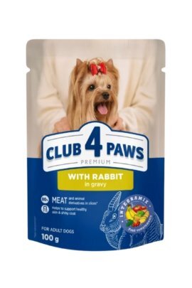 Club 4 Paws Premium za odrasle pse sa zečetinom u sosu 100g