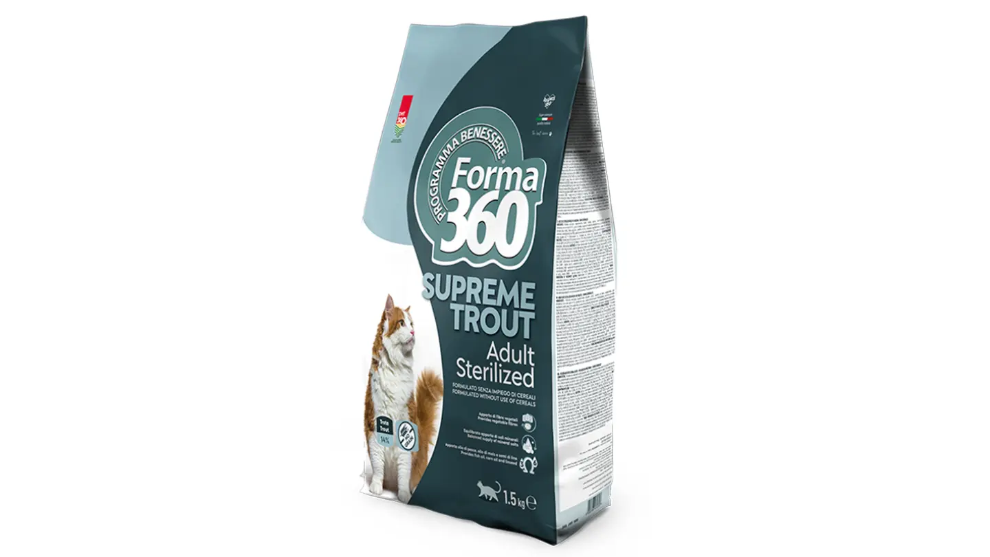 Forma360 Supreme Trout Adult Sterilised Cat 1,5kg