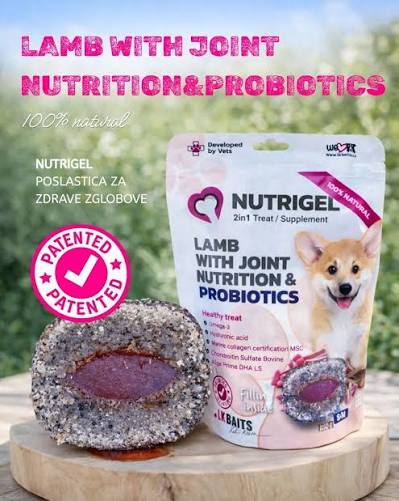 Nutrigo lamb with joint nutrition & probiotics 200 g L-XL
