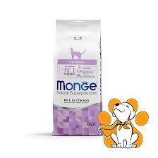 Monge Sterilised Cat rich in chiken 10kg(cena po 1kg)
