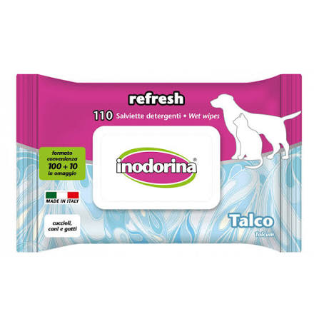 Inodorina Vlažne maramice Everyday Talcum 110 kom