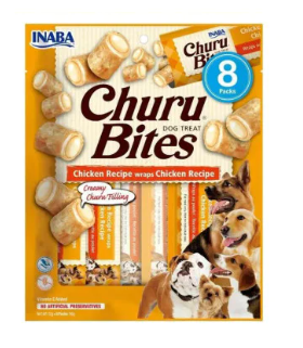 Inaba Dog Churu Bites sa piletinom 8x12g