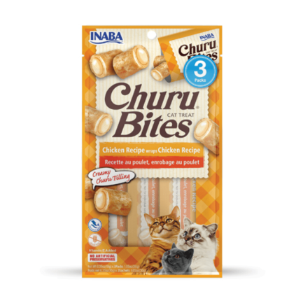 Inaba Cat Churu Bites pileći zalogaji omotani piletinom 3x10g