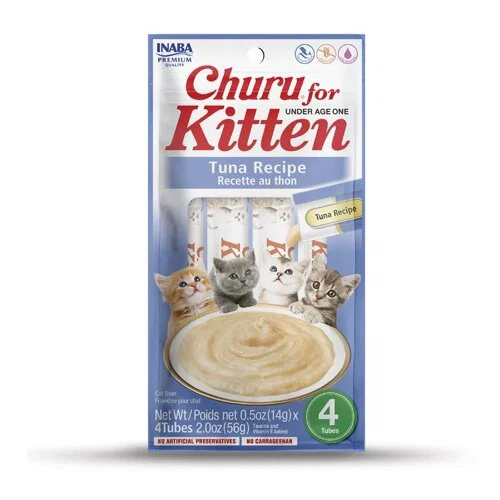 Inaba Cat Kitten Za mačiće tunjevina 4x14g