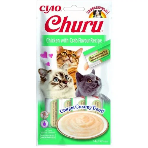 Inaba Ciao Cat Churu Tunjevina i piletina 4x14g