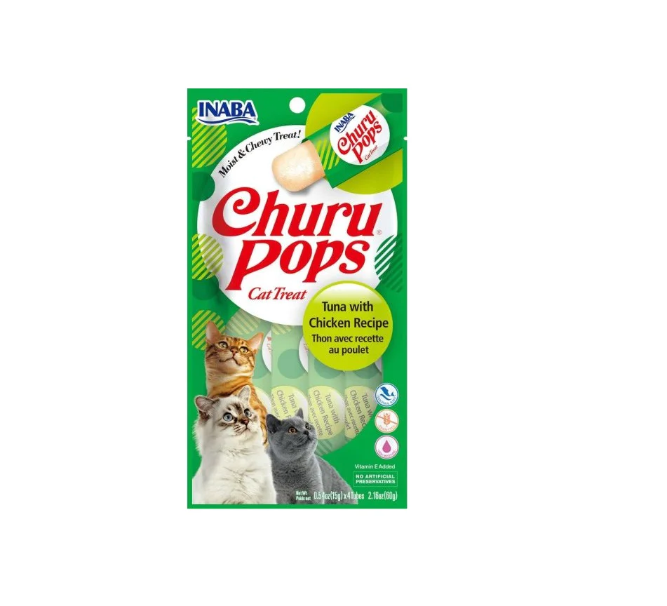 Inaba Cat Churu Pops tunjevina i piletina 4x15g