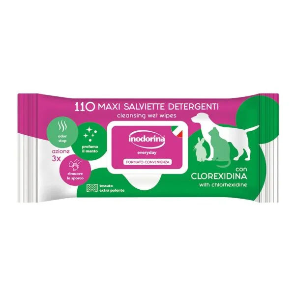 Inodorina Vlažne maramice Everyday Chlorhexidine 110 kom