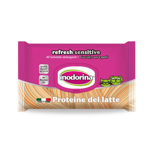 Inodorina Vlažne maramice Sensitive Milk Protein40 kom