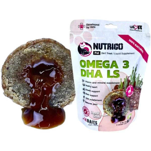 LK Baits Nutrigo Pet Omega 3 DHA LS S-M 2u1 poslastica i suplement sa jelenskim mesom i mikroalgama za pse 170g