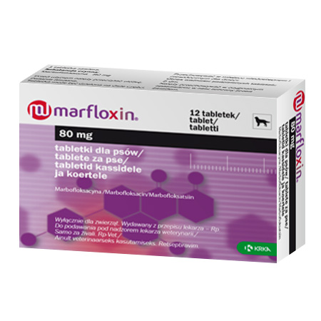 Krka Marfloxin 80mg tablete za pse 12 tableta