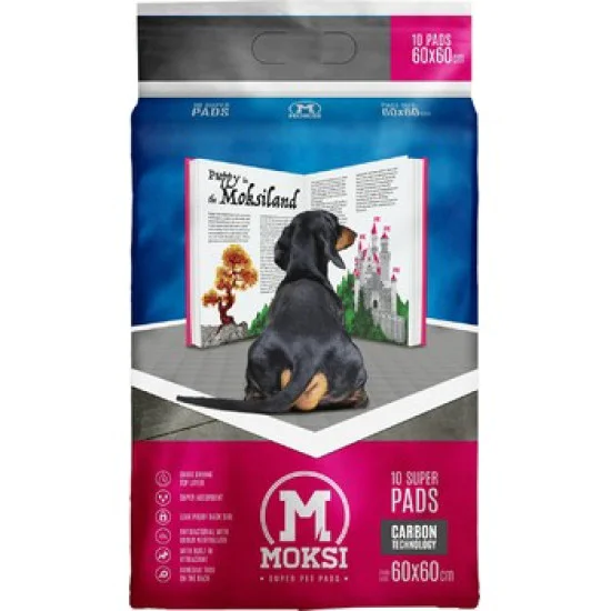 Moksi Super Pet Pads Carbon Technology podloge za trening pasa 60x60cm (10 komada)