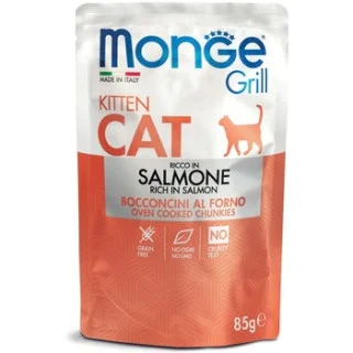 Monge Grill Kitten Salmon 85g