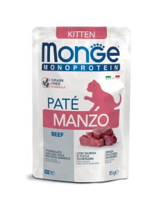 Monge Monoprotein Kitten pašteta Beef 85g